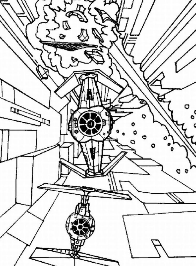 Dessin à colorier: Star Wars (Films et Séries TV) #70822 - Coloriages à Imprimer Gratuits