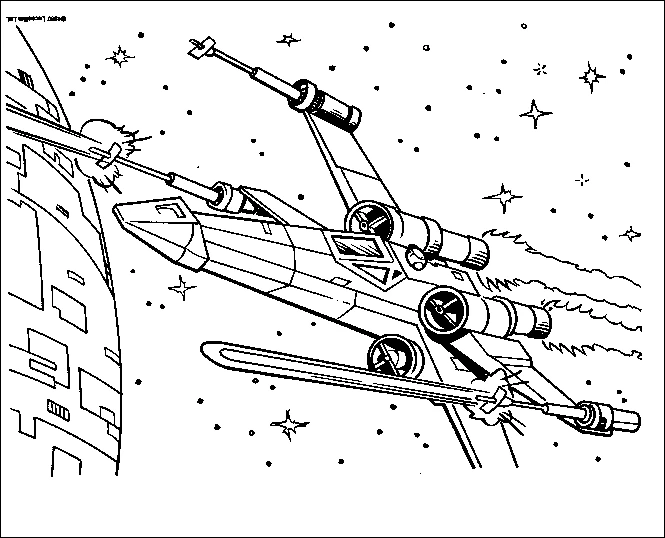 Dessin à colorier: Star Wars (Films et Séries TV) #70835 - Coloriages à Imprimer Gratuits
