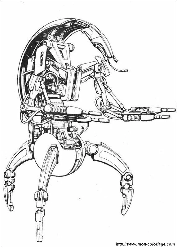 Dessin à colorier: Star Wars (Films et Séries TV) #70891 - Coloriages à Imprimer Gratuits