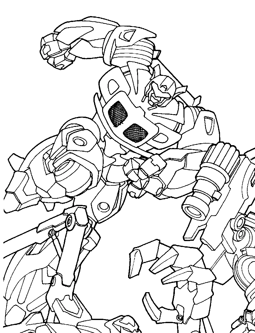 Coloriage gratuit Transformers #75110 de la collection Films et Séries TV à imprimer