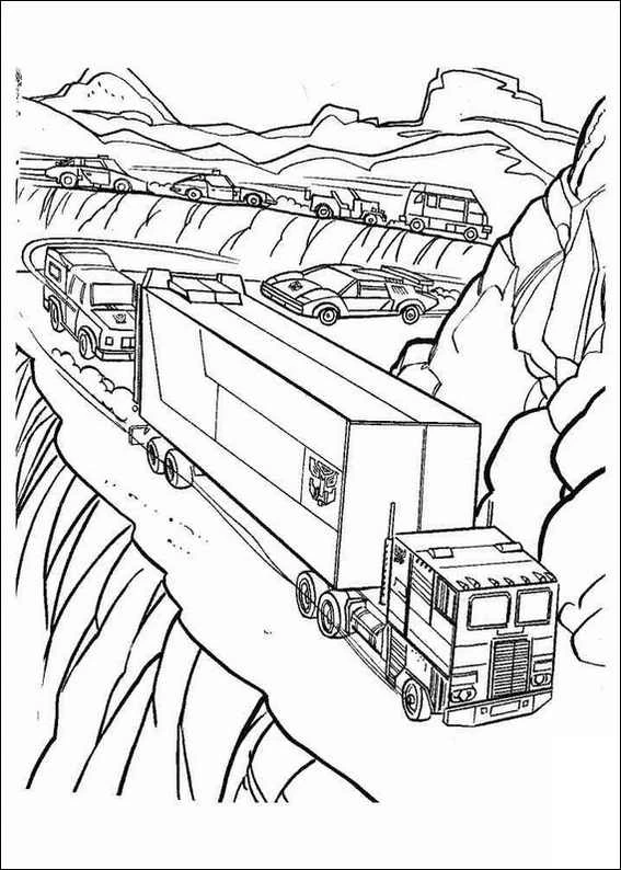 Joli coloriage Transformers #75136 de la collection Films et Séries TV, prêt à imprimer pour petits et grands