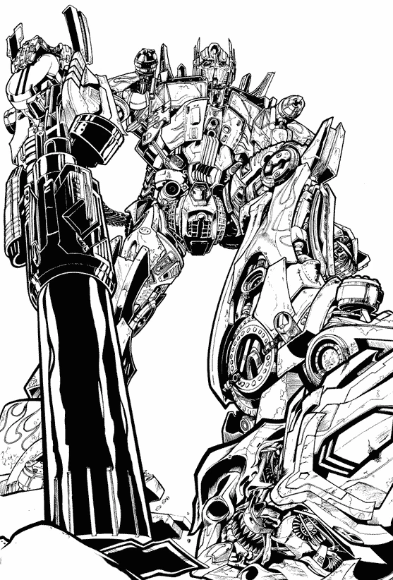 Coloriage gratuit Transformers #75141 de la collection Films et Séries TV à imprimer