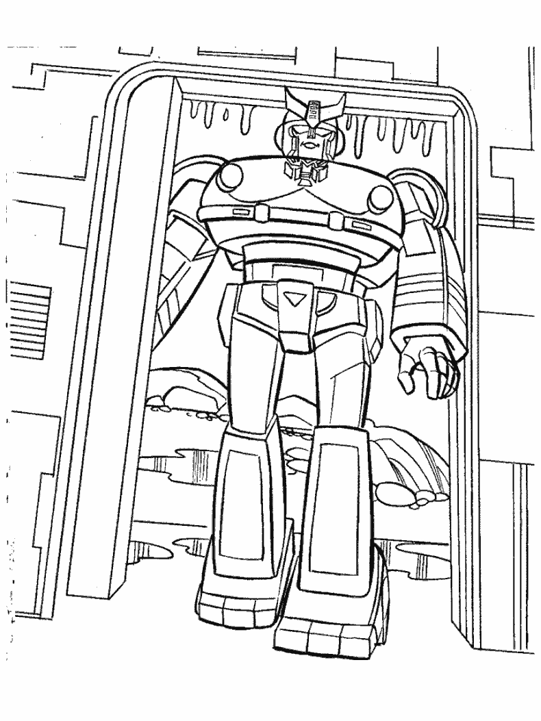 Coloriage imprimable Transformers #75153 de la collection Films et Séries TV à colorier aux crayons
