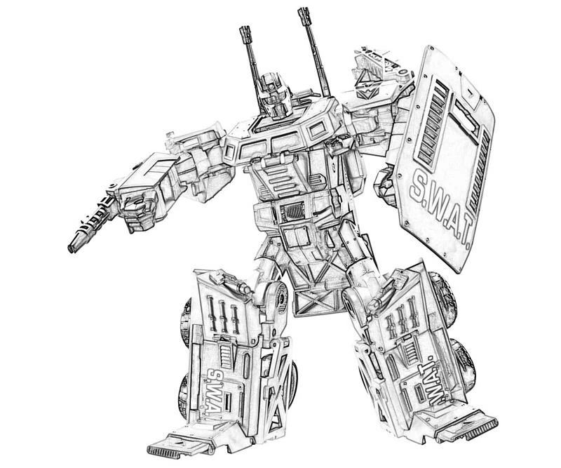 Coloriage gratuit Transformers #75183 de la collection Films et Séries TV à imprimer