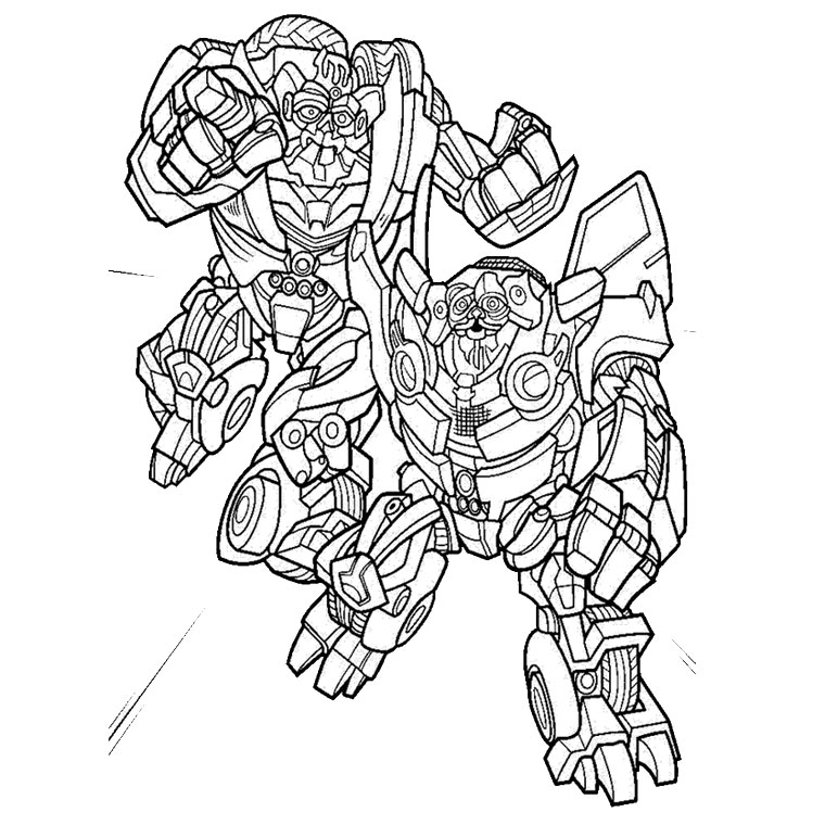 Coloriage gratuit Transformers #75227 de la collection Films et Séries TV à imprimer