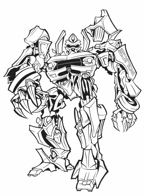 Dessin Transformers #75255 à colorier de la série Films et Séries TV, gratuit à télécharger et imprimer
