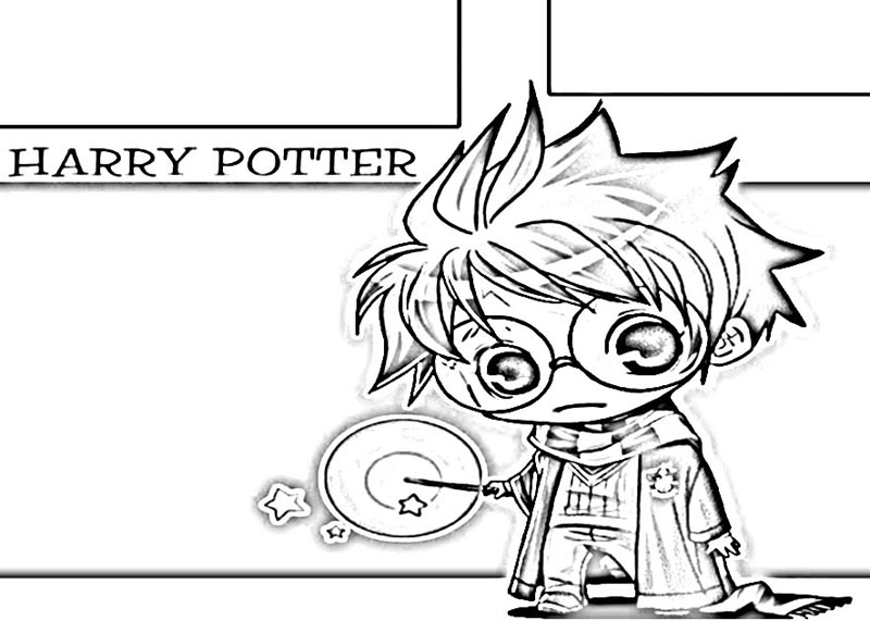 Dessin à colorier: Harry Potter (Films) #69663 - Coloriages à Imprimer Gratuits