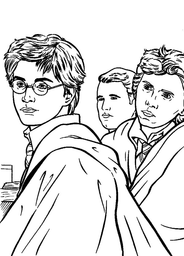 Dessin à colorier: Harry Potter (Films) #69840 - Coloriages à Imprimer Gratuits