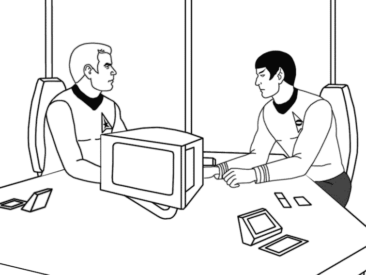 Dessin à colorier: Star Trek (Films) #70142 - Coloriages à Imprimer Gratuits