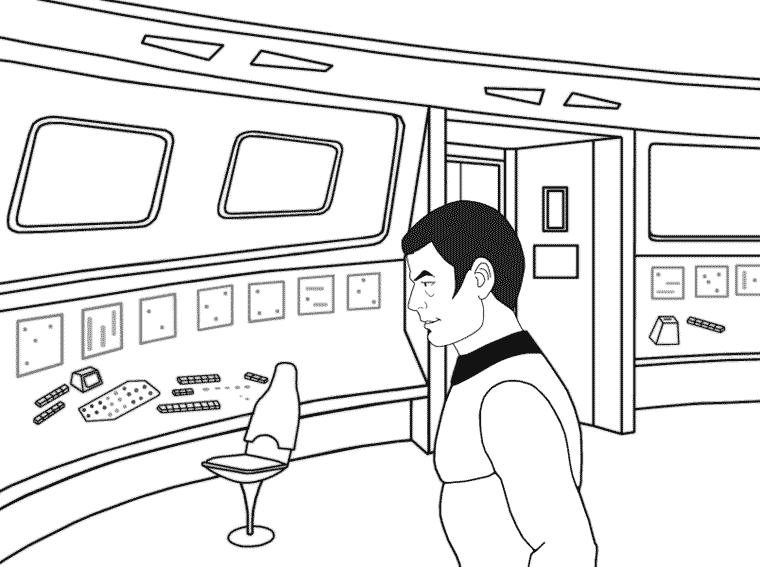 Dessin à colorier: Star Trek (Films) #70156 - Coloriages à Imprimer Gratuits