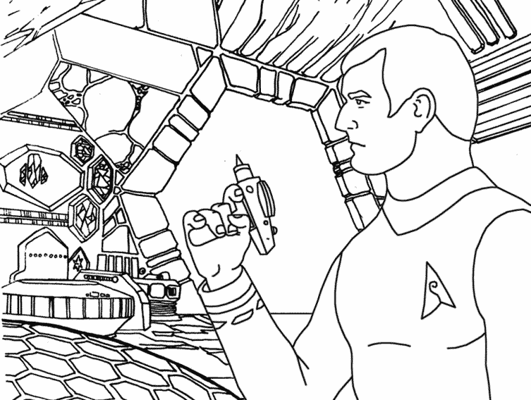 Dessin à colorier: Star Trek (Films) #70157 - Coloriages à Imprimer Gratuits