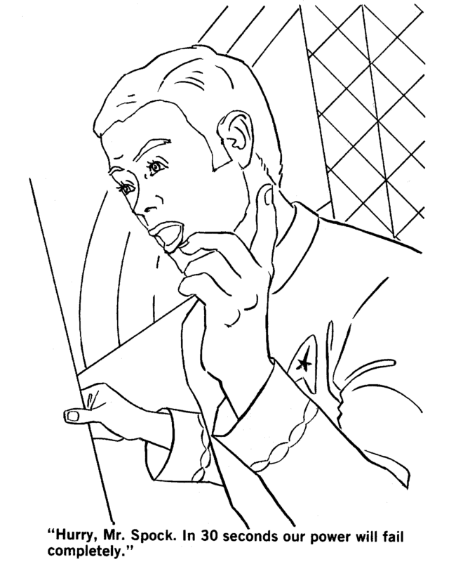 Dessin à colorier: Star Trek (Films) #70209 - Coloriages à Imprimer Gratuits