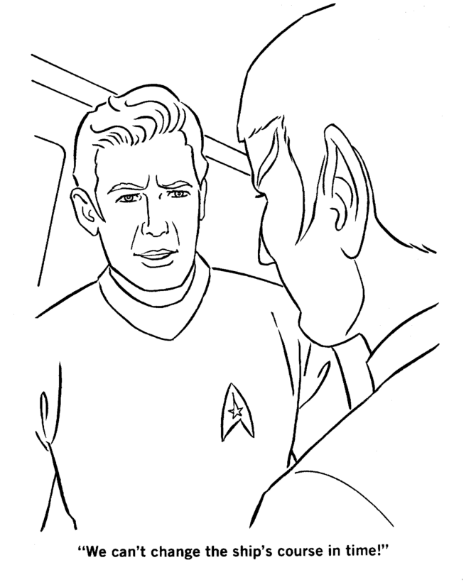 Dessin à colorier: Star Trek (Films) #70232 - Coloriages à Imprimer Gratuits