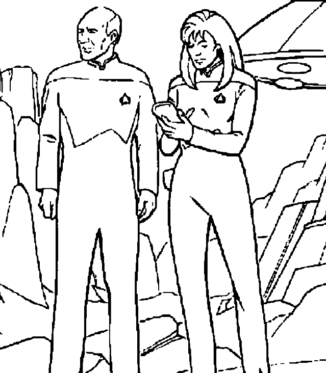 Dessin à colorier: Star Trek (Films) #70238 - Coloriages à Imprimer Gratuits