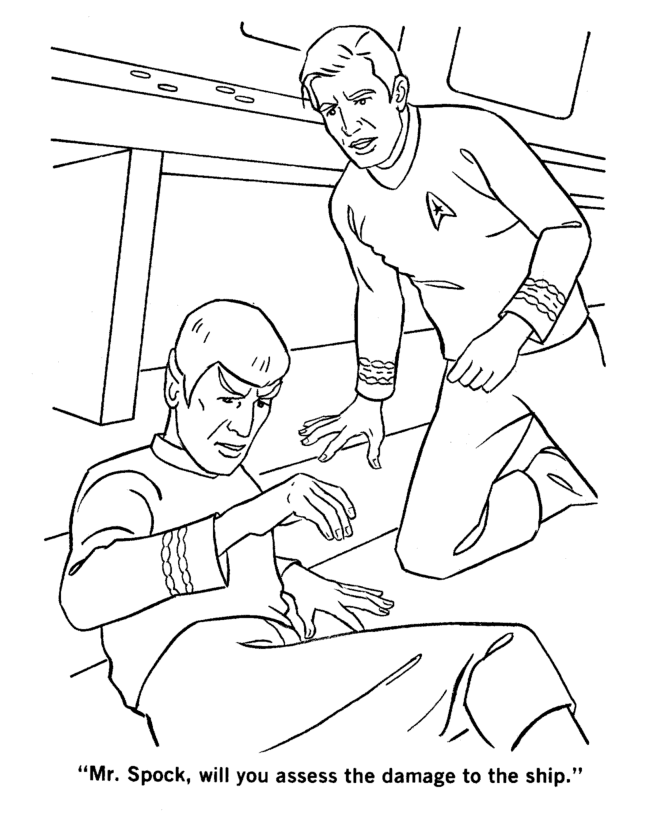 Dessin à colorier: Star Trek (Films) #70239 - Coloriages à Imprimer Gratuits