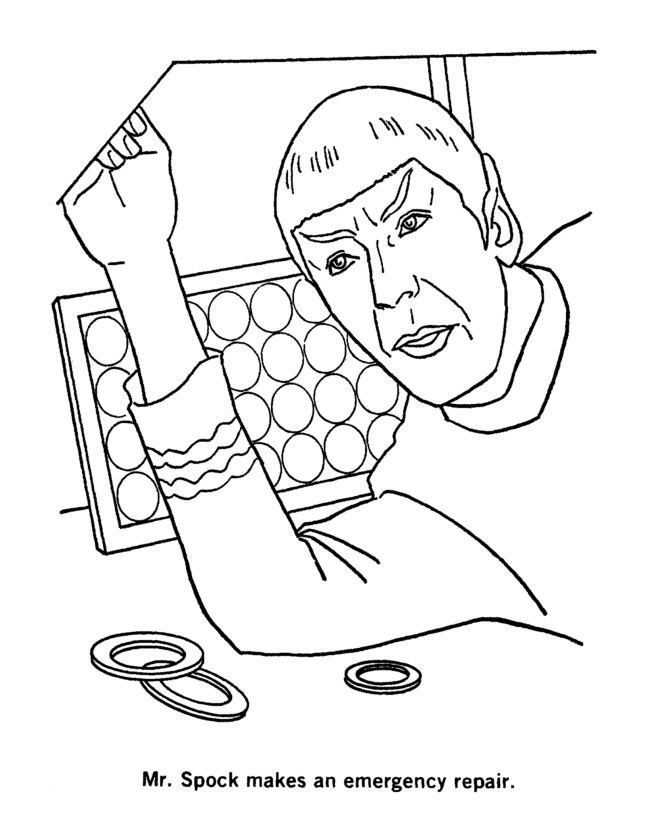 Dessin à colorier: Star Trek (Films) #70269 - Coloriages à Imprimer Gratuits