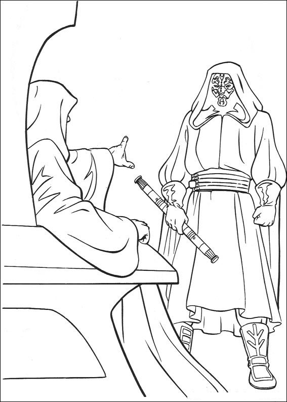 Dessin à colorier: Star Wars (Films) #70698 - Coloriages à Imprimer Gratuits