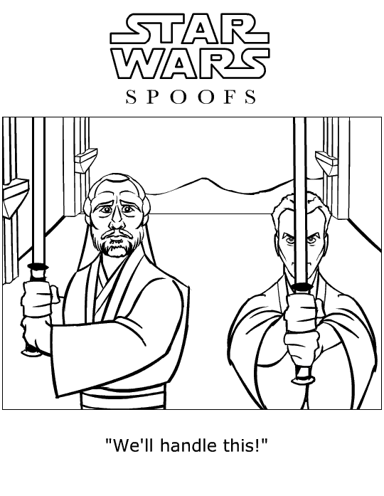 Dessin à colorier: Star Wars (Films) #70748 - Coloriages à Imprimer Gratuits