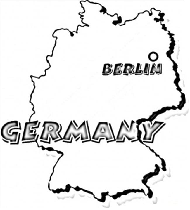 Dessin à colorier: Allemagne (Géographie et Lieux) #183901 - Coloriages à Imprimer Gratuits