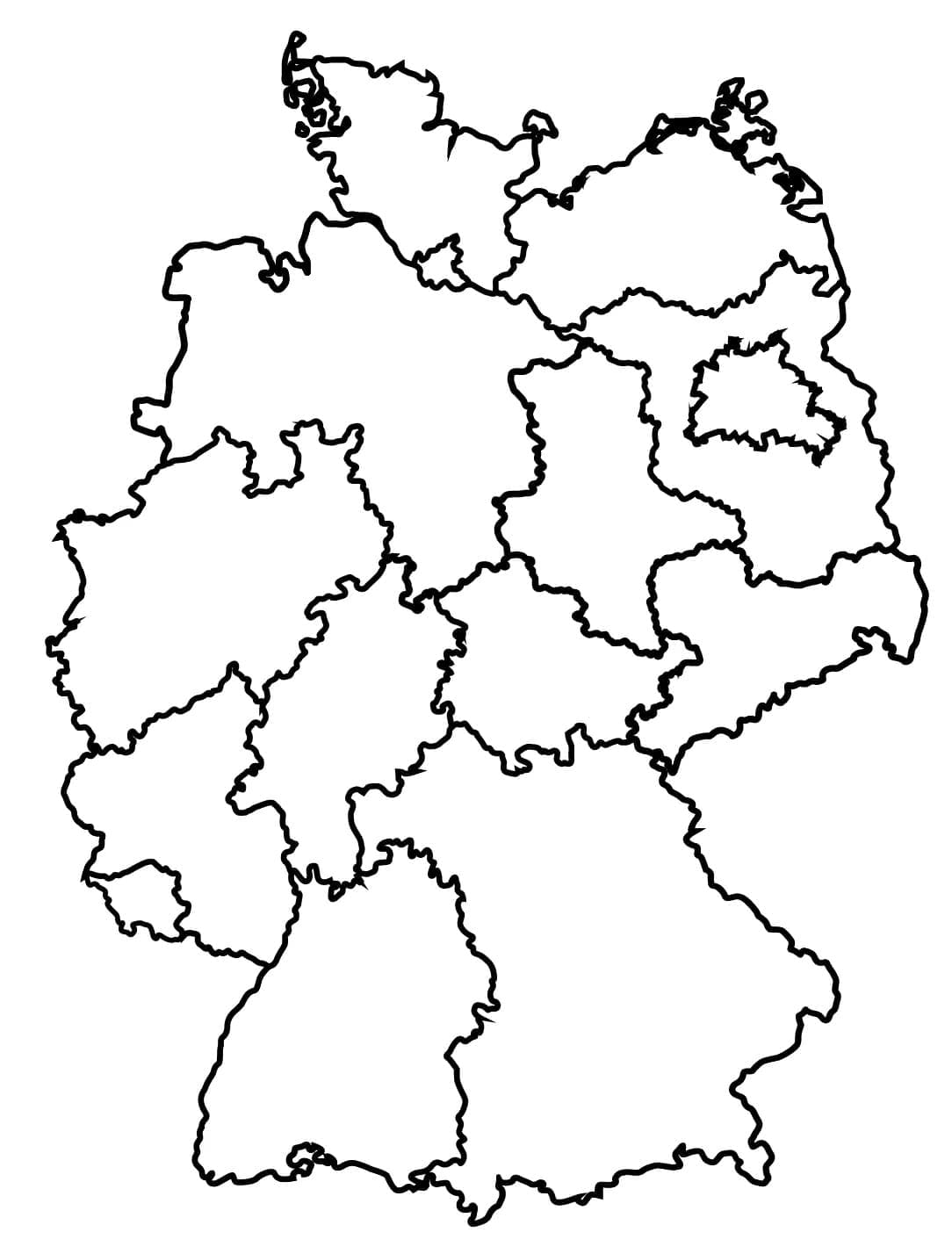 Dessin à colorier: Allemagne (Géographie et Lieux) #183902 - Coloriages à Imprimer Gratuits