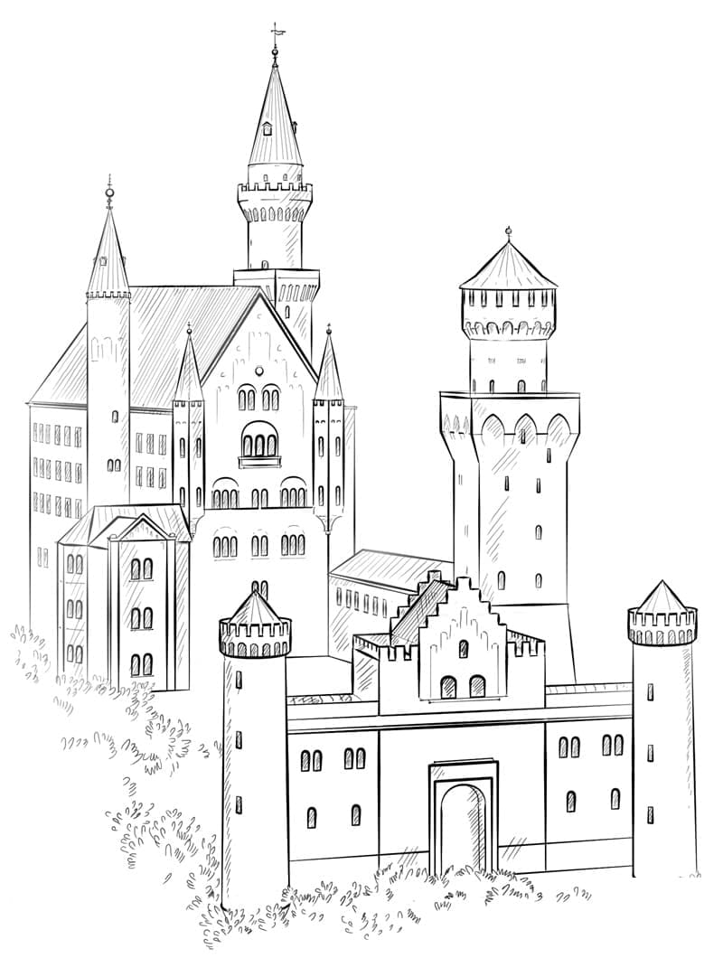 Dessin à colorier: Allemagne (Géographie et Lieux) #183914 - Coloriages à Imprimer Gratuits