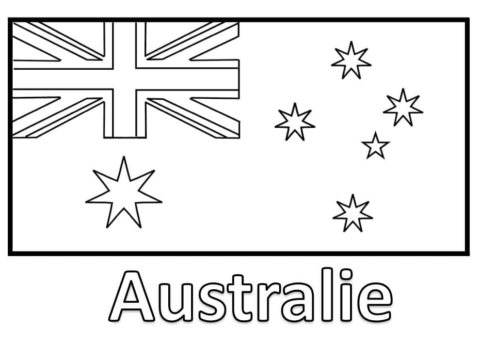 Dessin à colorier: Australie (Géographie et Lieux) #184050 - Coloriages à Imprimer Gratuits