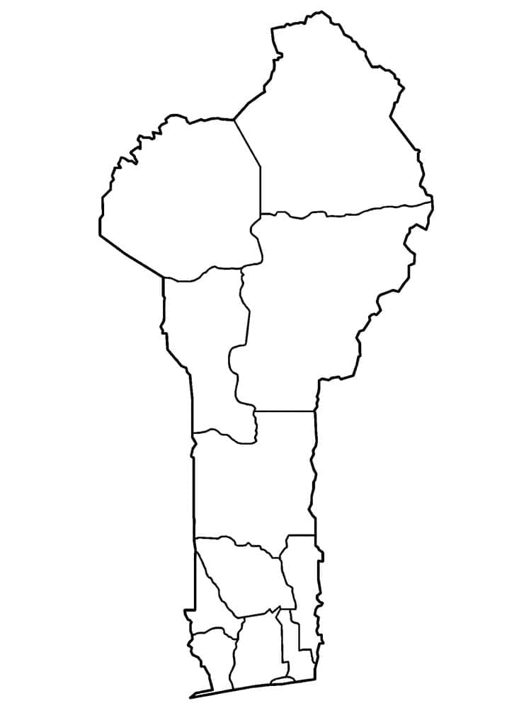 Dessin à colorier: Bénin (Géographie et Lieux) #190847 - Coloriages à Imprimer Gratuits