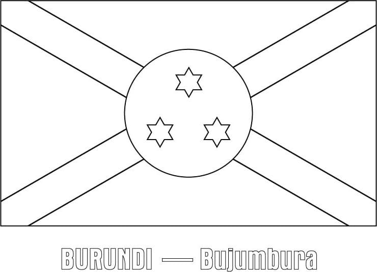 Dessin à colorier: Burundi (Géographie et Lieux) #191711 - Coloriages à Imprimer Gratuits