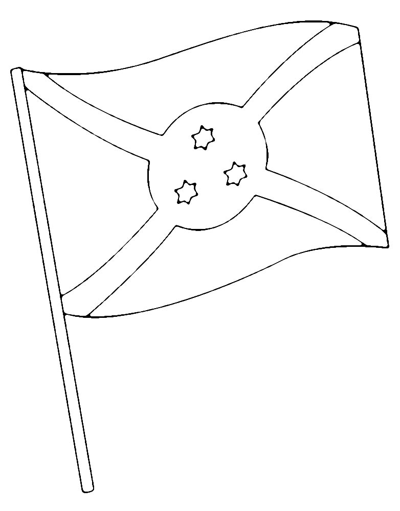Dessin à colorier: Burundi (Géographie et Lieux) #191712 - Coloriages à Imprimer Gratuits
