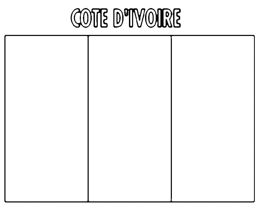 Dessin à colorier: Côte d’Ivoire (Géographie et Lieux) #191693 - Coloriages à Imprimer Gratuits