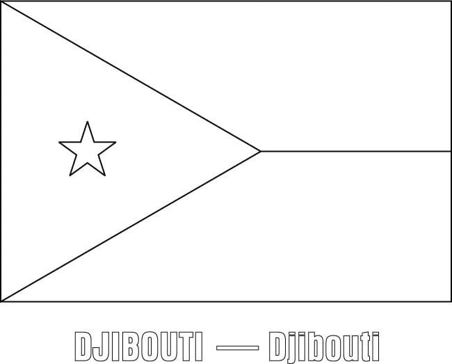 Dessin à colorier: Djibouti (Géographie et Lieux) #191642 - Coloriages à Imprimer Gratuits