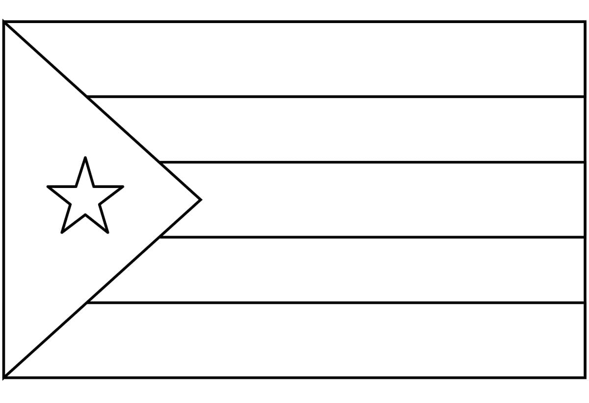 Dessin à colorier: Drapeau (Géographie et Lieux) #210704 - Coloriages à Imprimer Gratuits