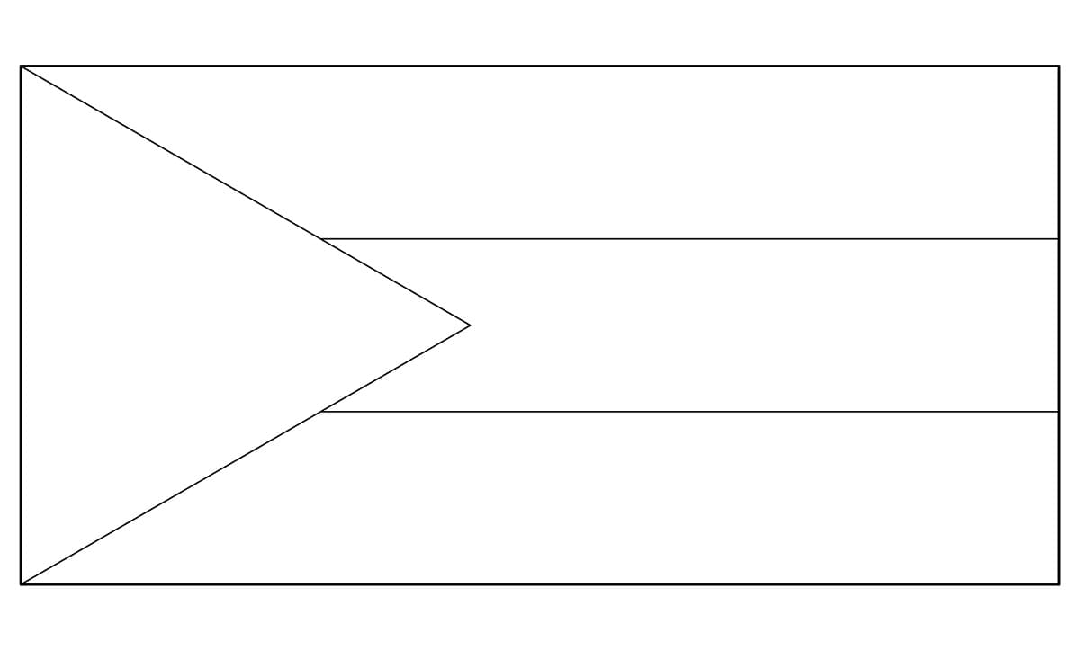 Dessin à colorier: Drapeau (Géographie et Lieux) #210710 - Coloriages à Imprimer Gratuits