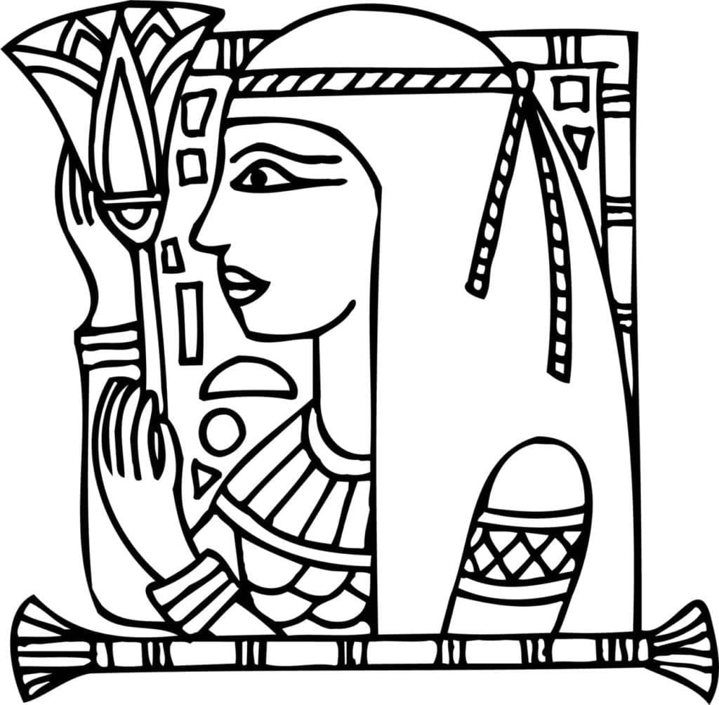 Dessin à colorier: Égypte (Géographie et Lieux) #192817 - Coloriages à Imprimer Gratuits