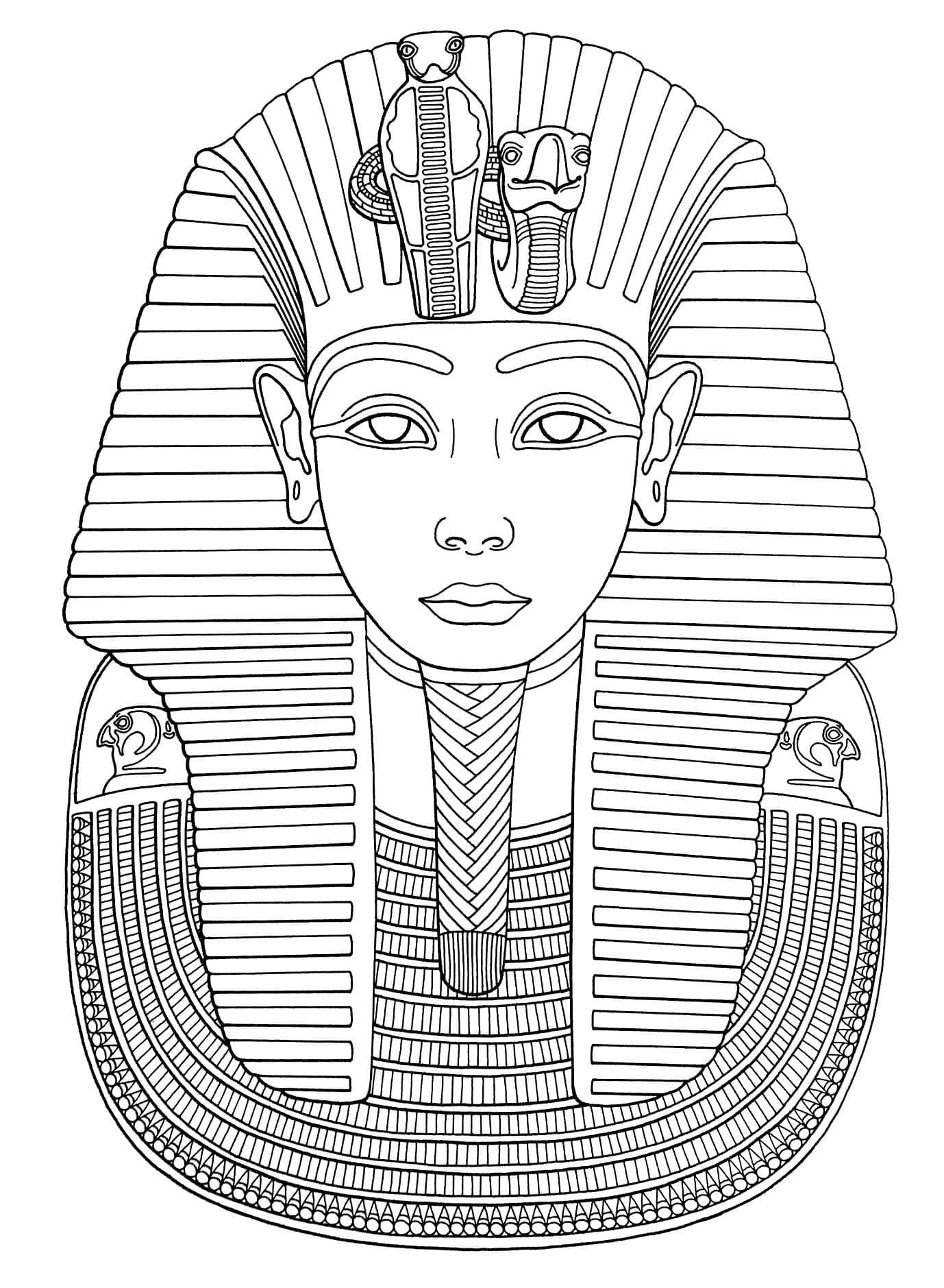 Dessin à colorier: Égypte (Géographie et Lieux) #192827 - Coloriages à Imprimer Gratuits