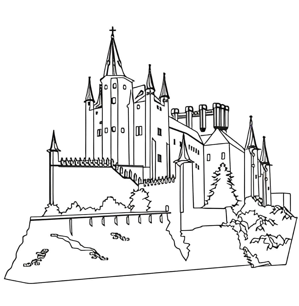 Dessin à colorier: Espagne (Géographie et Lieux) #184066 - Coloriages à Imprimer Gratuits