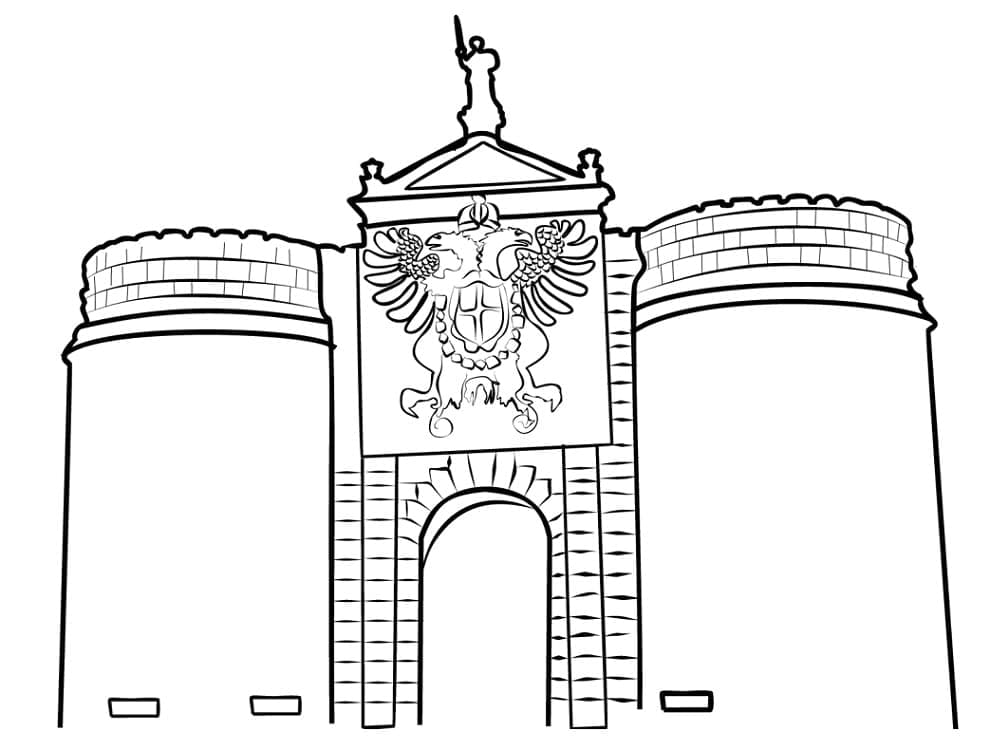 Dessin à colorier: Espagne (Géographie et Lieux) #184075 - Coloriages à Imprimer Gratuits