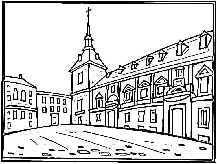 Dessin à colorier: Espagne (Géographie et Lieux) #184081 - Coloriages à Imprimer Gratuits