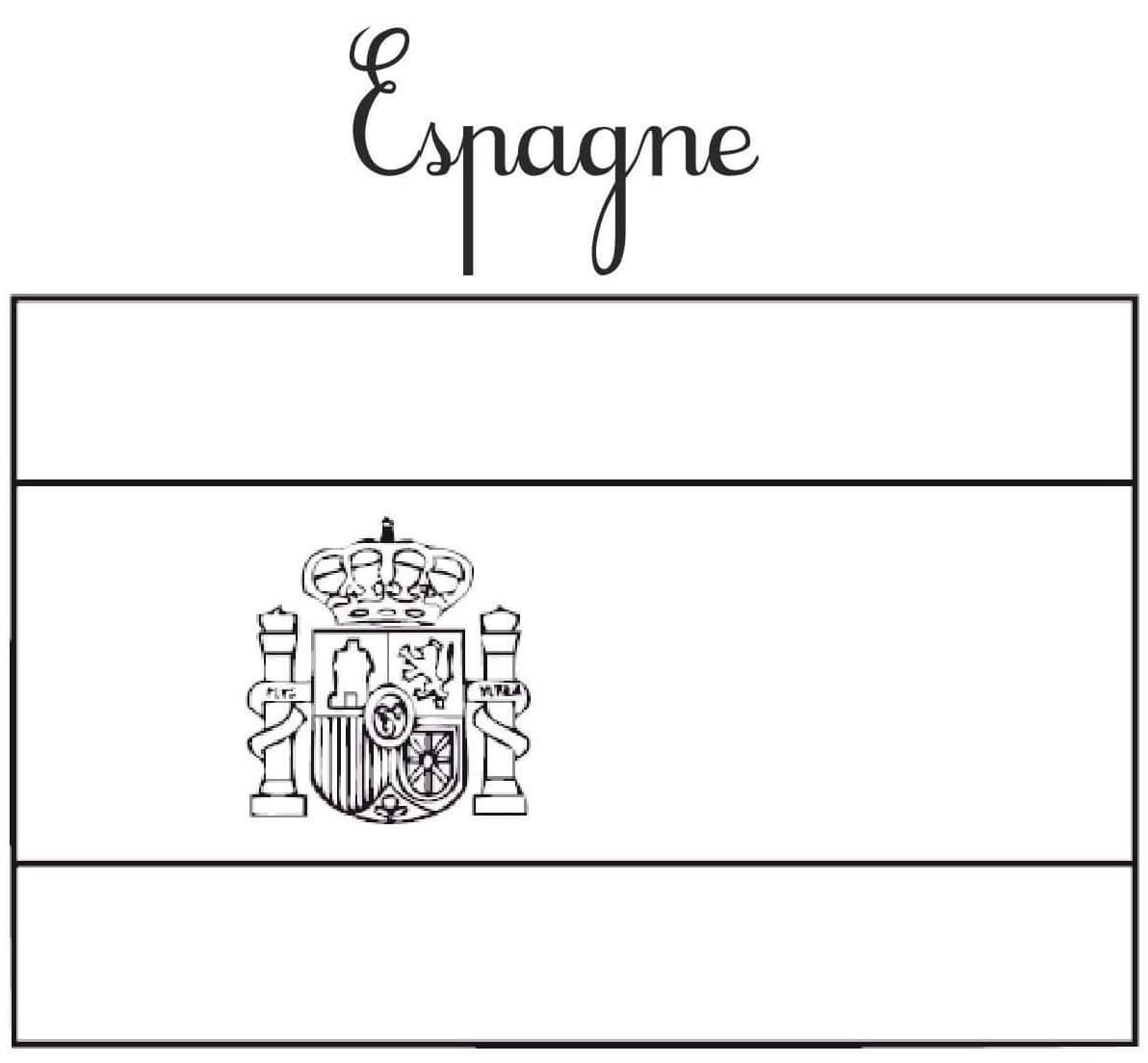 Dessin à colorier: Espagne (Géographie et Lieux) #218192 - Coloriages à Imprimer Gratuits