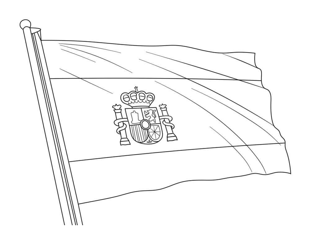Dessin à colorier: Espagne (Géographie et Lieux) #218195 - Coloriages à Imprimer Gratuits