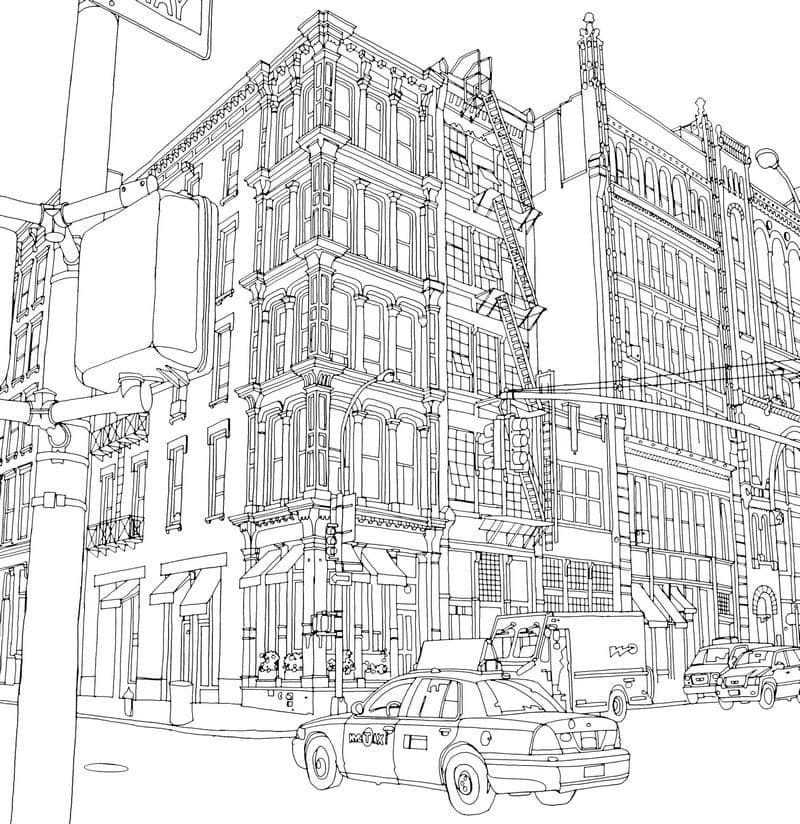 Dessin à colorier: Etats-Unis (USA) (Géographie et Lieux) #193269 - Coloriages à Imprimer Gratuits