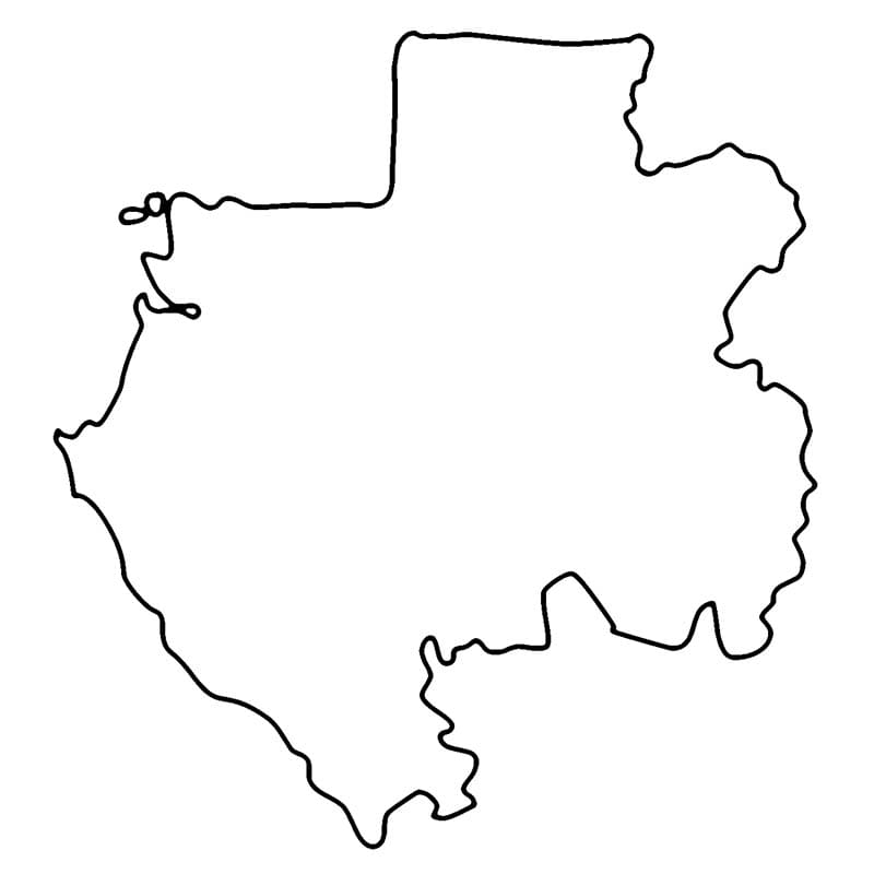 Dessin à colorier: Gabon (Géographie et Lieux) #191698 - Coloriages à Imprimer Gratuits