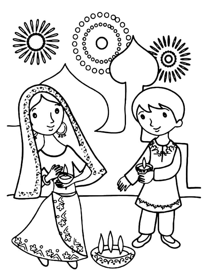 Dessin à colorier: Inde (Géographie et Lieux) #183966 - Coloriages à Imprimer Gratuits