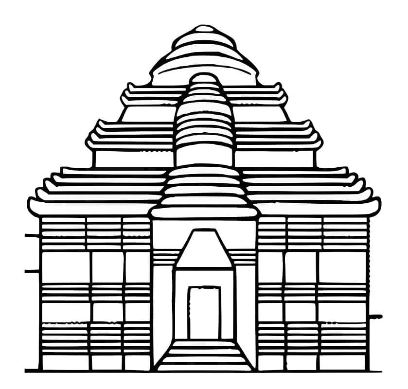Dessin à colorier: Inde (Géographie et Lieux) #183990 - Coloriages à Imprimer Gratuits
