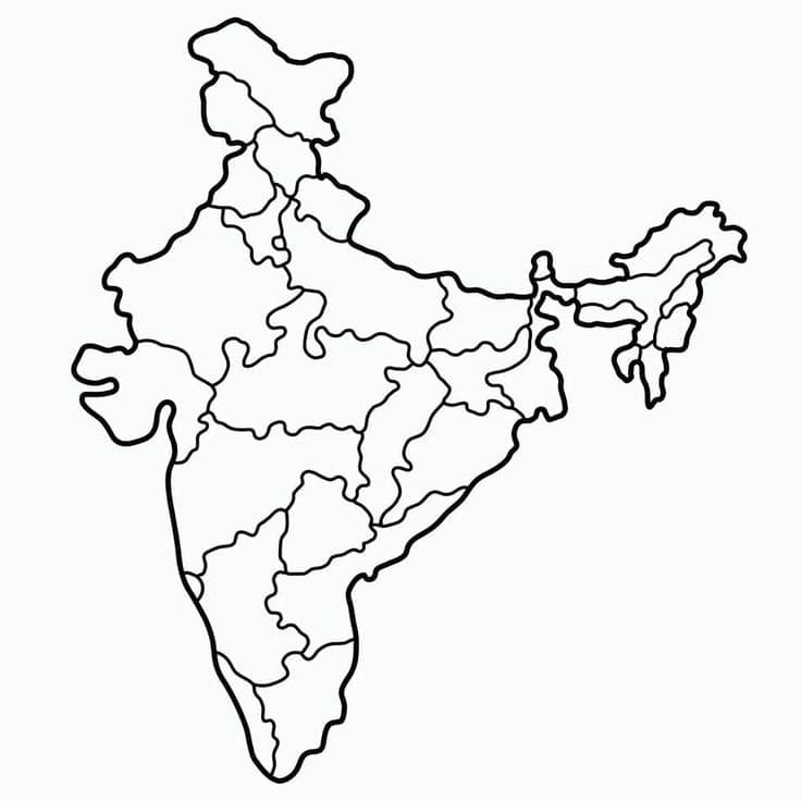 Dessin à colorier: Inde (Géographie et Lieux) #183994 - Coloriages à Imprimer Gratuits