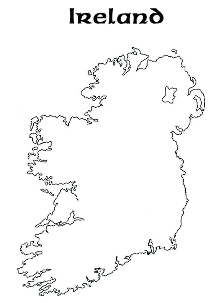Dessin à colorier: Irlande (Géographie et Lieux) #192940 - Coloriages à Imprimer Gratuits