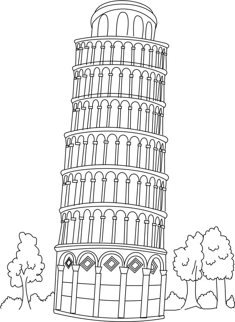 Dessin à colorier: Italie (Géographie et Lieux) #180523 - Coloriages à Imprimer Gratuits
