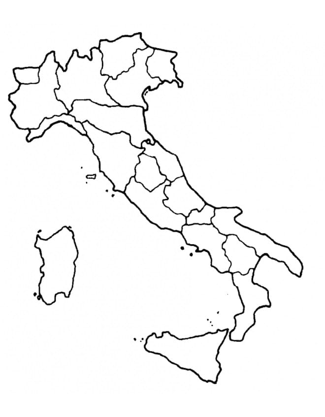 Dessin à colorier: Italie (Géographie et Lieux) #180531 - Coloriages à Imprimer Gratuits