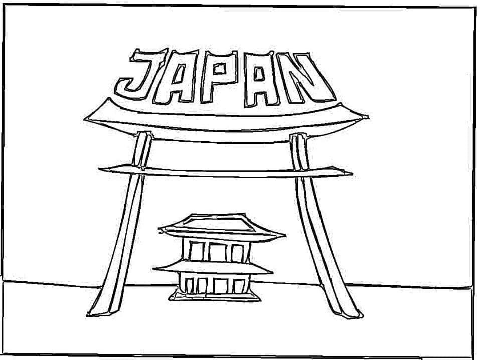 Dessin à colorier: Japon (Géographie et Lieux) #183950 - Coloriages à Imprimer Gratuits