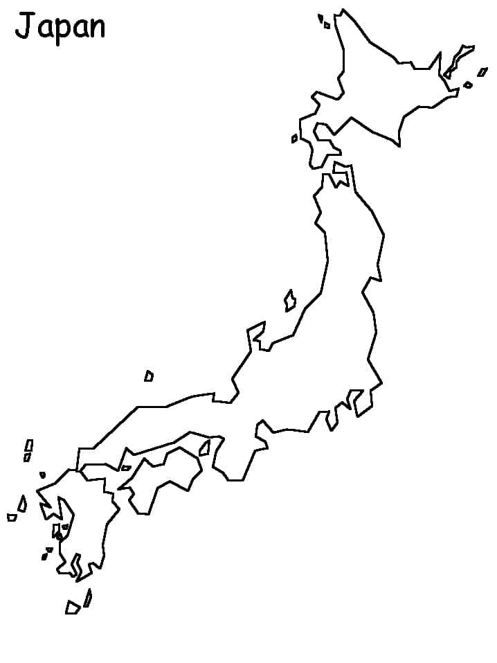 Dessin à colorier: Japon (Géographie et Lieux) #183955 - Coloriages à Imprimer Gratuits